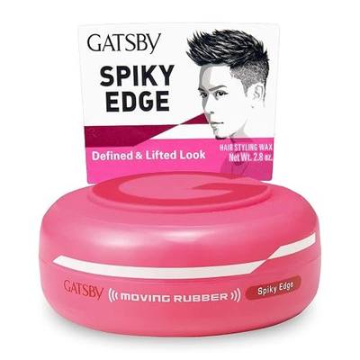 GATSBY Moving Rubber Spiky Edge Hair Wax - Ultimate Hold & Restyling for Men, 80g/2.8oz by mandom