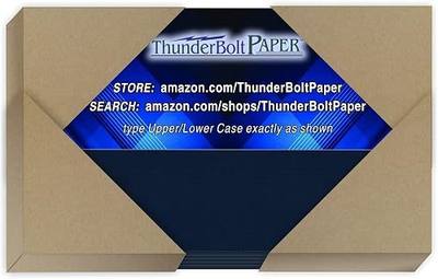 150 Dark Navy Blue Linen 80# Cover Paper Sheets - 3 X 5 Inches Recipe and Indes Card Size - 80 lb/pound Card Weight - Fine Linen Textured Finish - Deep Dye Quality Cardstock