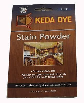 Blue Dye Keda Royal Blue Powder Wood Dye 25 Grams Makes 1 Gallon Blue Stain Color