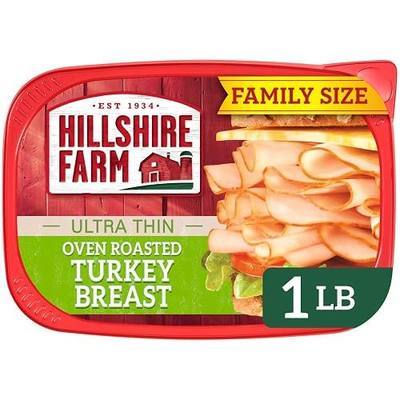Hillshire Farm Ultra Thin Deli Sliced Turkey Breast Lunchmeat Oven Roasted Turkey Breast, 16 oz