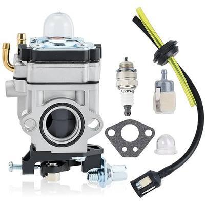 HIPA 300486 43cc Carburetor for Earthquake Auger MC43 E43 E43CE MC43CE MC43E MD43 Tiller Cultivator WE43 WE43E Powermate Edger PEA438 PCV43 Southland SCV43 SEA43 SEA438 Eskimo Mako M43 51.7cc Engine