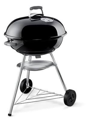 Weber Jumbo Joe Premium Charcoal Grill, 22‑Inch, Black – Portable Outdoor BBQ Grill with Durable Plated Steel Grates, Porcelain‑Enameled Bowl & Precision Airflow Control