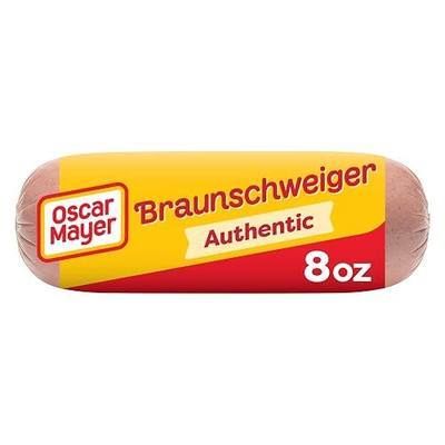 Oscar Mayer Braunschweiger Liver Sausage, 8 oz. Pack