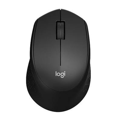 Logitech M330 Silent Plus Full Size 2.4 GHz Wireless Mouse - Black | Silent, lightweight, 2.4 GHz USB-A Nano Receiver, 1000 dpi optical tracking, 2-year battery life, PC, Mac, laptop compatible