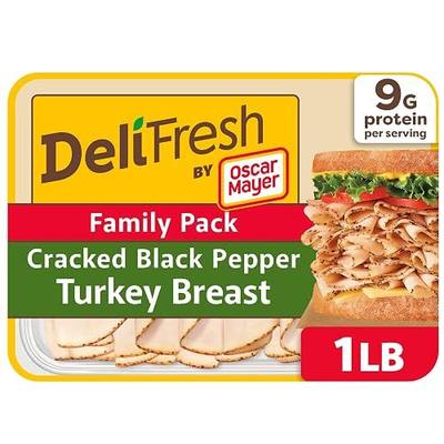 Oscar Mayer Deli Fresh, Fresh Cracked Black Pepper Turkey Breast, 16 oz