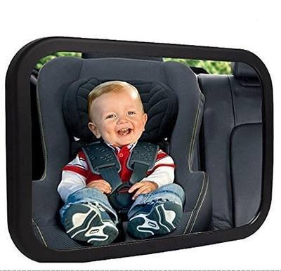 Shynerk Baby Car Mirror, Rear Facing Car Seat Mirror Safety for Infant Newborn, Baby Mirror with Wide Rearview & 360° Rotation, Shatterproof & Easy Assembled Crash Tested