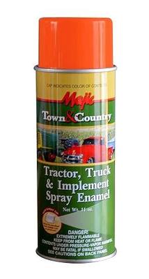 Majic Paints 8-20971-8 Tractor & Implement Spray Enamel Paint, Aerosol, Kubota Orange