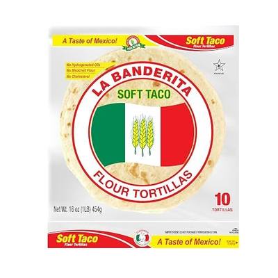 La Banderita Tortilla Soft Taco Flour, 16 oz | tortilla