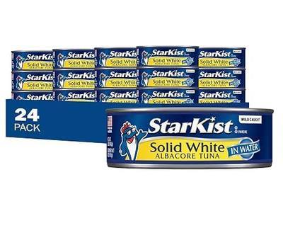 StarKist Solid White Albacore Tuna in Water, 4-5 Oz Can (Pack of 6) - 24 Cans Total