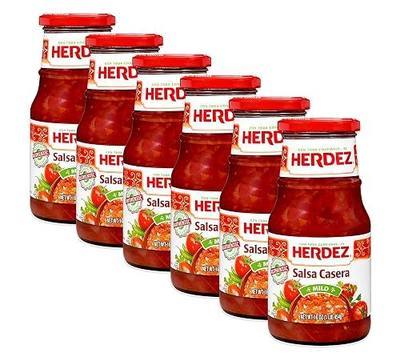 Herdez Salsa, Casera, Medium, 16-Ounce (Pack of 6)