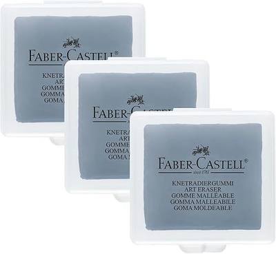 Faber-Castell Kneadable eraser in plastic box (Pack of 3)
