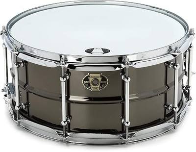 Ludwig LU6514C Universal Black Brass Snare Drum 6.5x14"