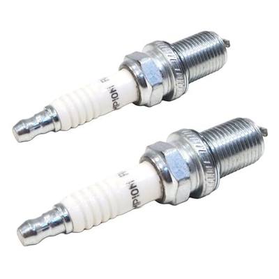 Quality Power Equipment Two (2) Champion Spark Plugs RC12YC for Most Briggs & Stratton OHV & Selected Kohler CH, CV & SV