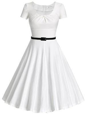 MUXXN Women's Sweetheart Neckline Sheath Waist Semi Formal Dress