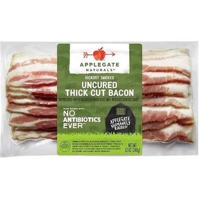 Applegate, Natural Uncured Thick Cut Bacon, 12oz