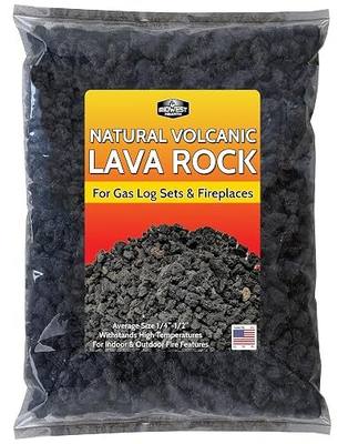 Midwest Hearth Natural Lava Rock Granules for Gas Log Sets and Fireplaces (10-lb Bag)