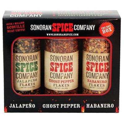 Ghost Pepper - Habanero - Jalapeno Flakes 3 Pack