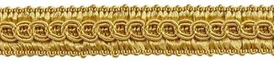 DÉCOPRO 1/2" (1cm) Basic Solid Collection Scroll Gimp Braid Trim # 0050SG Light Gold #B7 (Light Yellow Gold) 14 Yard Value Pack (12.5m/42 ft)
