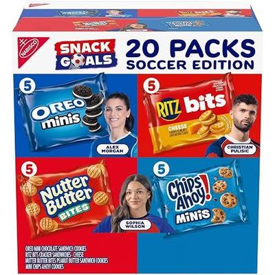 Nabisco Snacks Variety Pack, 4 Flavors, Cookies & Crackers, 20 Snack Packs