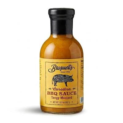 Braswell’s Gourmet Tangy Mustard BBQ Sauce – Small-Batch, Renowned Specialty, Made in USA, Since 1946 (13.5oz)