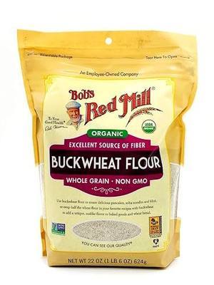 Bob's Red Mill Organic Buckwheat Flour, 22 Ounce, Pack of 2