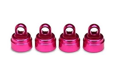 Traxxas 3767P-Anodized Aluminum Shock Caps for Ultra Shocks (Set of 4), Pink