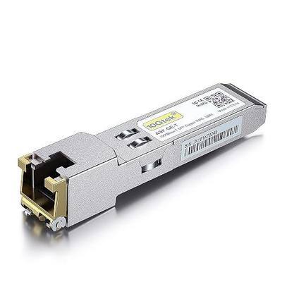 10Gtek SFP to RJ45 1000BASE-T Copper Transceiver, 1.25G SFP-T Module for Cisco SFP-GE-T, Meraki, Fortinet, Ubiquiti UniFi UF-RJ45-1G, D-Link, Supermicro, Netgear, TP-Link and More