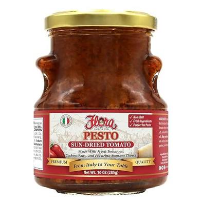Flora Sun Dried Tomato Pesto Sauce (10oz. Jar)