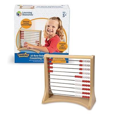 Learning Resources 10-Row Rekenrek Counting Frame | Abacus for Kids, Counting Toy for Kids, Math Toys, Early Math Skills, Homeschool Supplies, Ages 5+