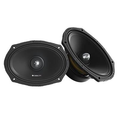 ORION XTR XTX6954 High Efficiency 6x9 Mid-Range Bullet Loudspeakers, 1600W Max Power, 400W RMS, 4 Ohm, 2" Voice Coil - Pro Car Audio Stereo, Midrange Speakers (Pair)
