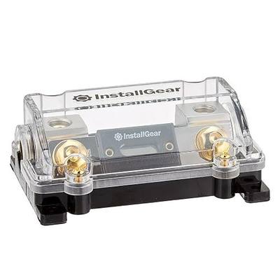 InstallGear 0/2/4 Gauge AWG in-Line ANL Fuse Holder with 150 Amp Fuse No Wire Terminals Needed | 250 Amp Fuse Box, Automotive Fuse Block