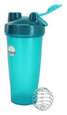 BlenderBottle Classic Shaker Bottle Perfect for Protein Shakes and Pre Workout, 28-Ounce, Teal