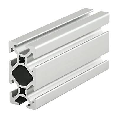 8020, 1020, 10 Series 1 Inch x 2 Inch T-Slotted Aluminum Extrusion DIY Extruded Linear Slot Bar Rail 80/20 (Smooth, Clear Anodize, 48" Long)