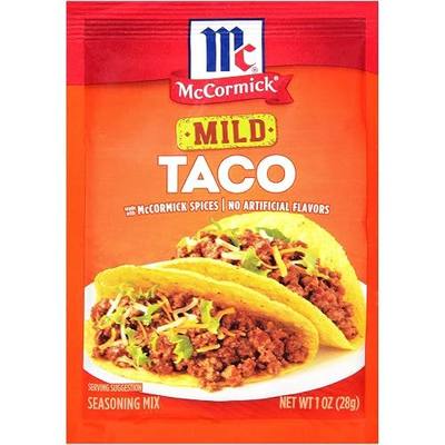 McCormick Mild Taco Seasoning Mix, 1 oz