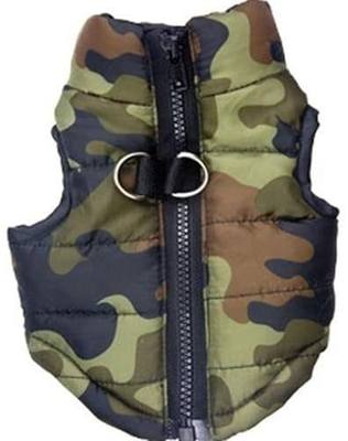 Winter Waterproof Windproof Dog Vest Coat - Warm Jacket for Small Dogs - Camouflage XS