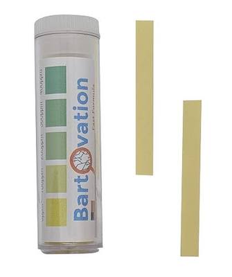 Bartovation Quaternary Ammonium Test Paper Strips, 0-500 ppm, 100-Pack | Sanitizer, QAC, Multi Quat, Made in USA, for Restaurant and Food Service