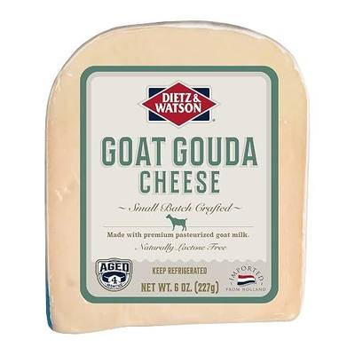 Dietz & Watson Goat Gouda Cheese Wedge, 6 oz