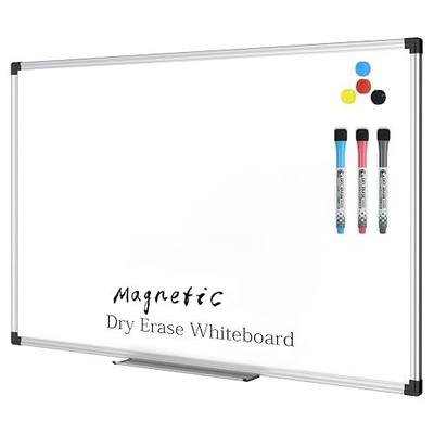 XBoard Magnetic Dry Erase Board/Whiteboard, 36 X 24 Inches Double Sided White Board, Silver Aluminium Frame