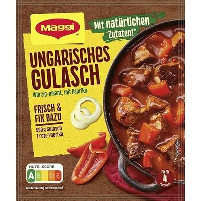 MAGGI fix & fresh hungarian stew (Ungarisches Gulasch) (Pack of 4) by Maggi