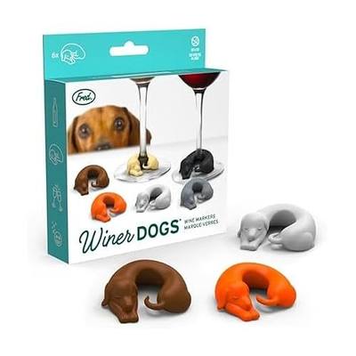 Genuine Fred Fred WINER DOGS Dachshund Dog Drink Markers, Set of 6