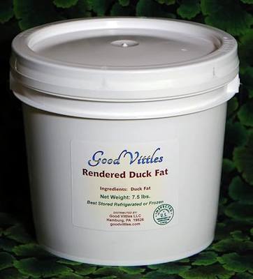 Antibiotic Free Duck Fat - 1 Gallon - 7.5 Lbs.