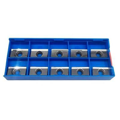 GBJ APKT1604PDFR Aluminum Carbide Inserts R0.2 for Alloy Processing | 10pcs R0.2 APKT1604PDFR indexable inserts, tough cutting blades for machining aluminum alloy and partial stainless steel