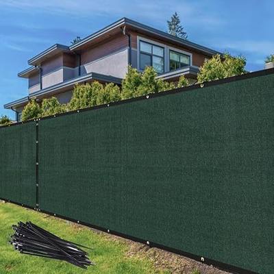 TANG 8' x 50' Privacy Fence Screen Green Shade Cloth with Grommets, Chain Link Fence Panels Outdoor Mesh Fabric Fencing, Balcony Windscreen Cover,Temporary Garden Fencing for Yard Deck Pool