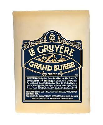 GRAND SUISSE Imported Swiss Gruyere, 8 oz