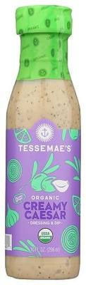 Tessemae's, Dressing Creamy Caesar Organic, 10 Fl Oz