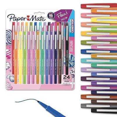 Paper Mate Flair Felt Tip Pens, Medium Point (0.7mm), 24 Count - Back to School, Teacher Supplies, Arts & Crafts