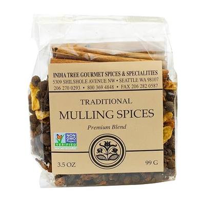 Mulling Spices for Cider & Wine – Whole Cinnamon, Cloves, Allspice & Orange Peel | Non-GMO, No Oils or Additives | 3.5 oz Pouch – India Tree