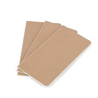Wanderings Blank Regular Size Travelers Notebook Inserts | 4.25" x 8.25" (11 x 21cm) | 100 GSM Paper | 3 Hand-sewn Booklets/180 Pages | Travelers Notebook Refills for Journals, Diaries, Planners