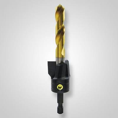 Snappy Flat Bottom Counterbore Countersink 3/8 in. Drill Bit x 1" Bore USA Made