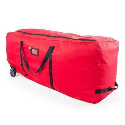 EZ Roller 9 Foot Christmas Tree Storage Bag with Wheels, Rolling Duffle Bag | Big Wheeled, Artificial Trees up to 9 Feet Tall, Compression Straps to Secure Your Tree